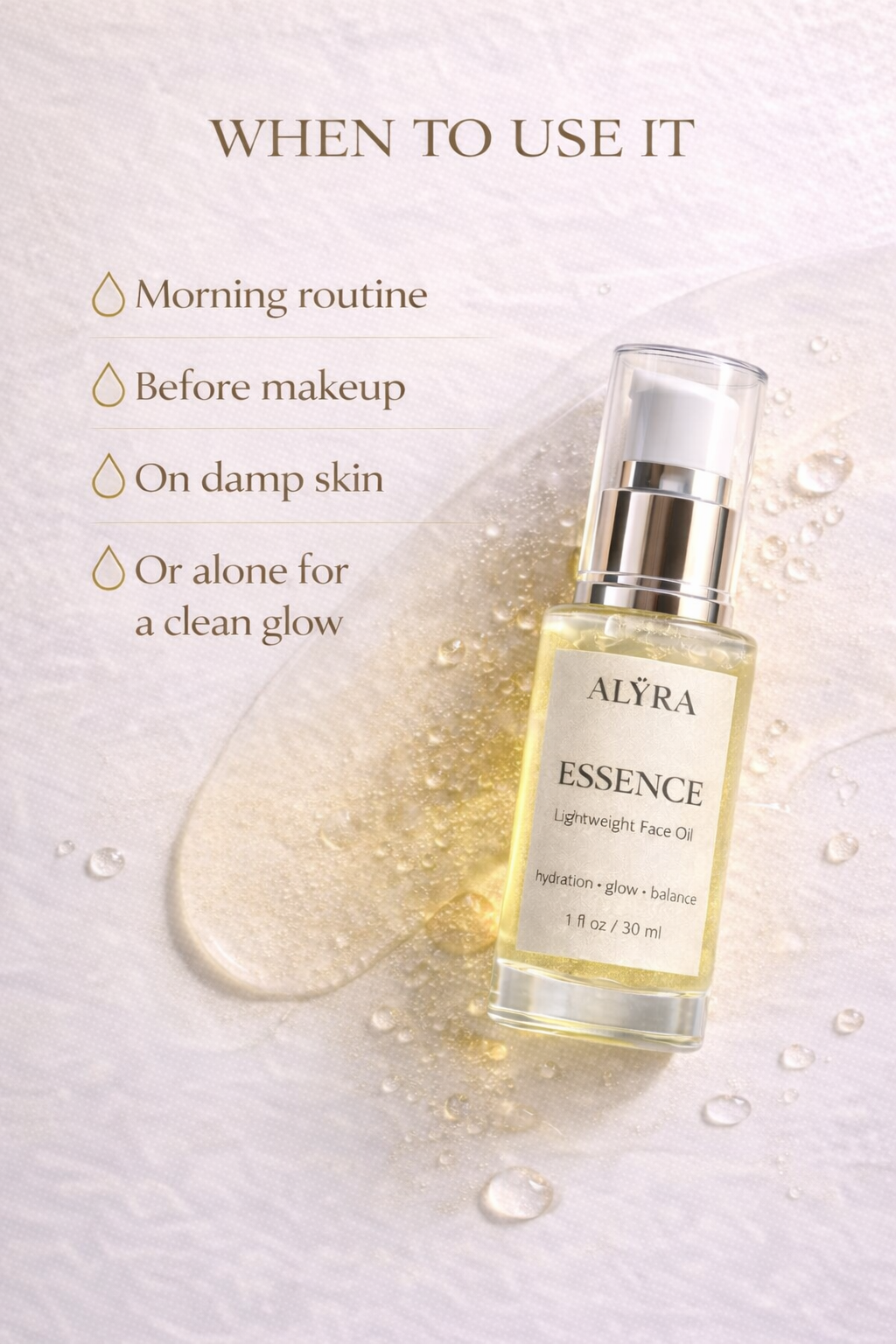 ALŸRA Essence — Lightweight Face Oil