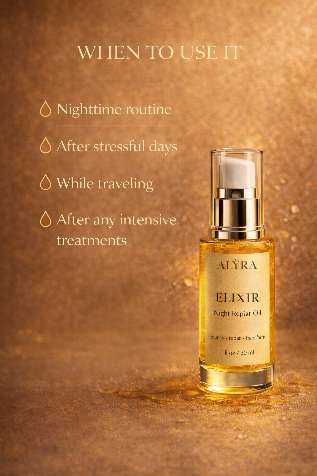 ALŸRA Elixir — Night Repair Oil